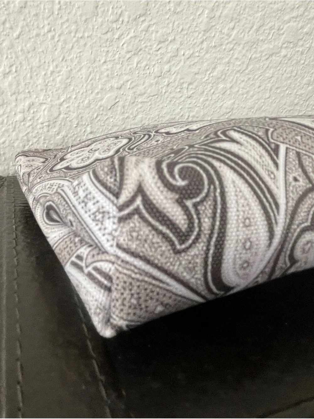 Etro Paisley Cosmetic Pouch in Gray and Cream